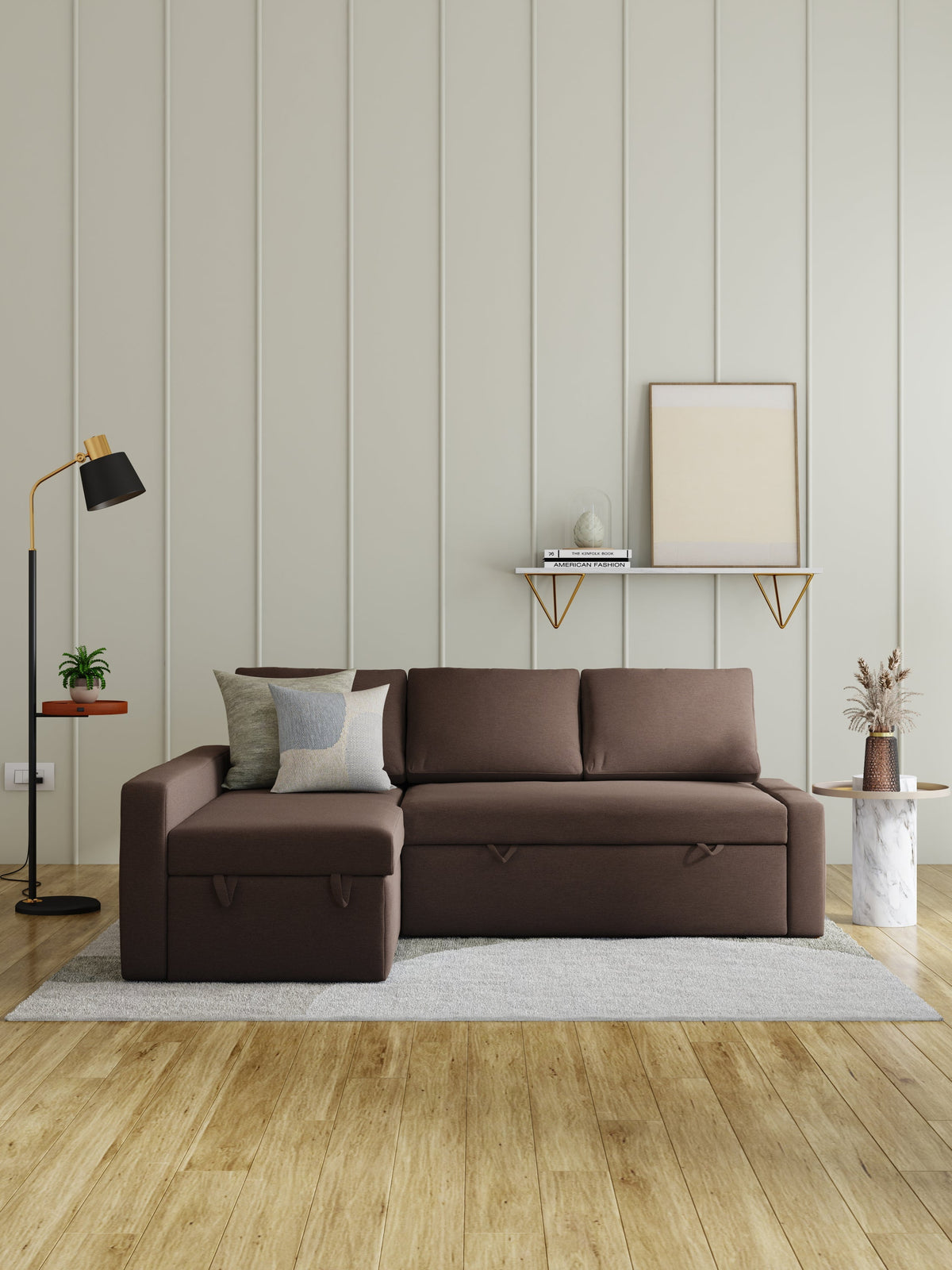 Callie Sofa Cum Bed, Left Aligned