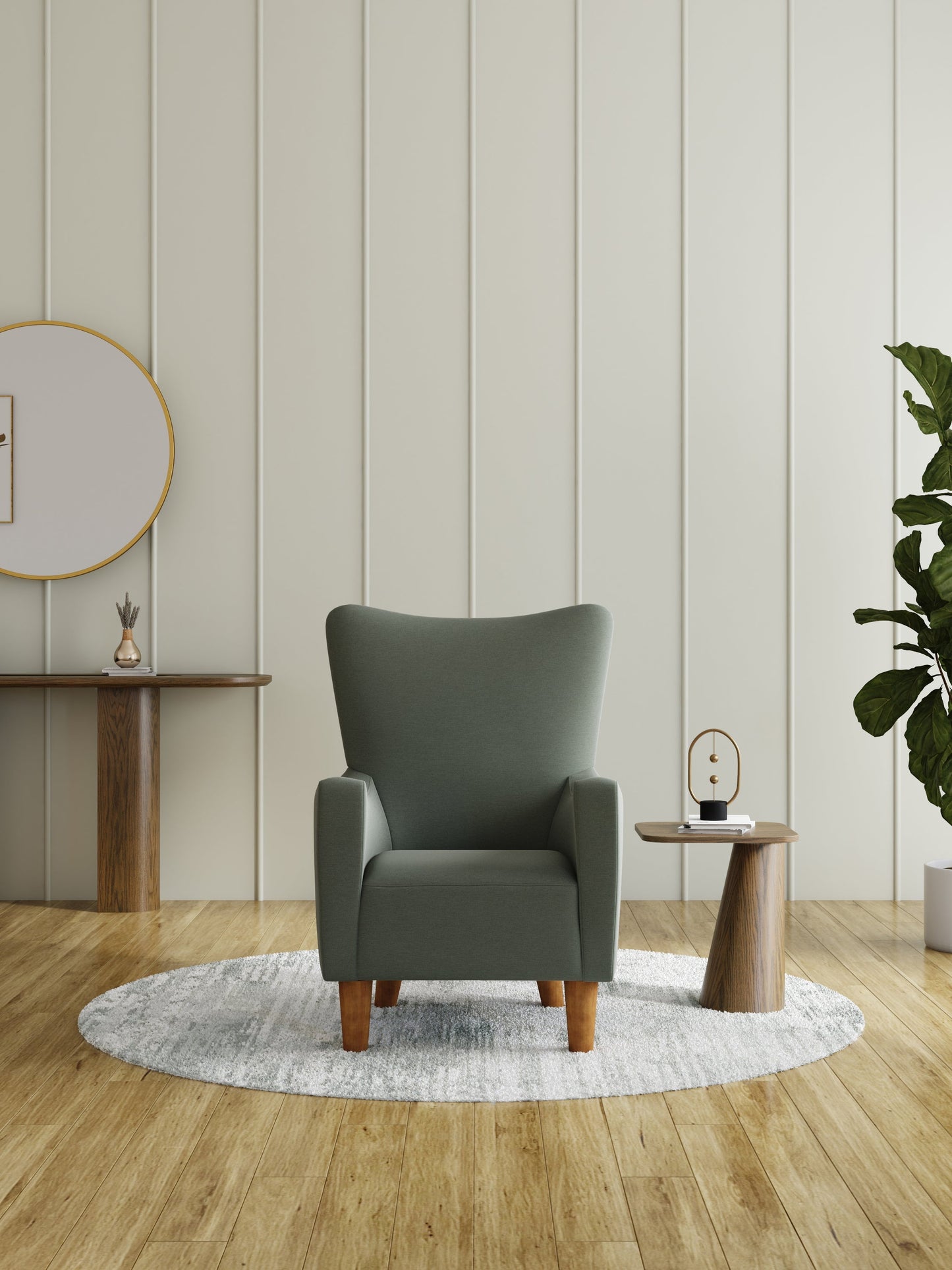 Cassidy Wingback Accent Chair