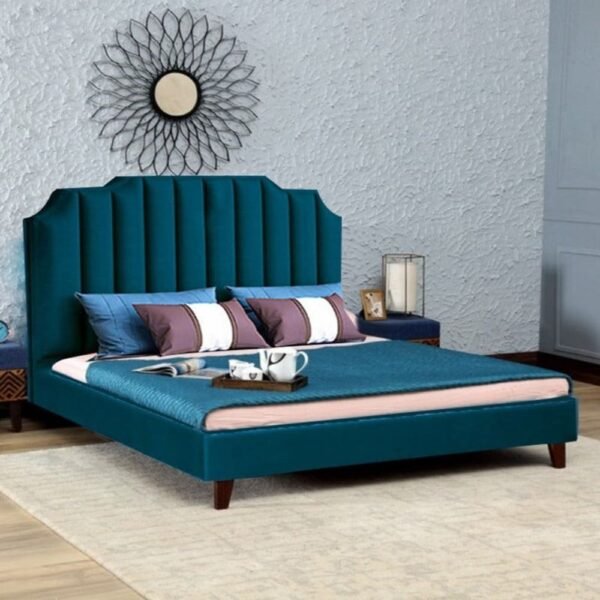 Milan Upholstered Bed Without Storage In Suede