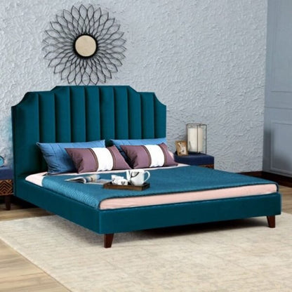 Milan Upholstered Bed Without Storage In Suede