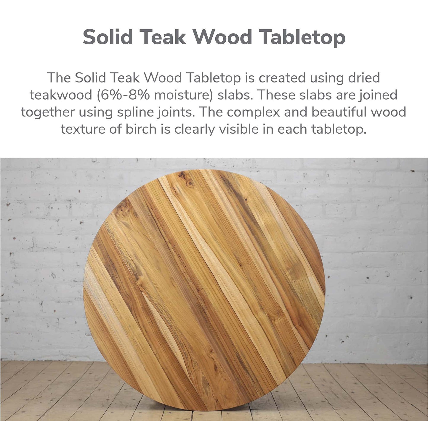 Round Table - Solid Teak