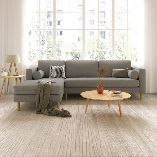 Palo Sofa | L-Shaped Right Sectional with Chaise (8.25 feet length) | Removable Fabrics