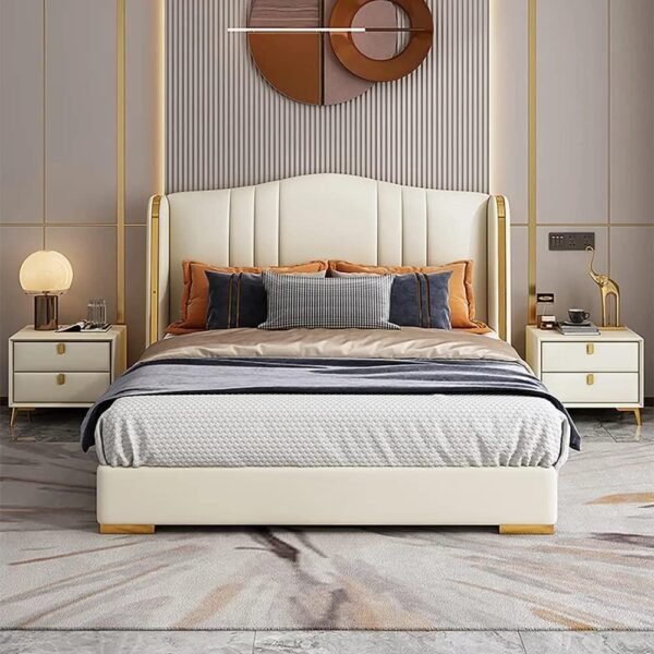 Kerry Upholstered Bed Without Storage In Leatherette