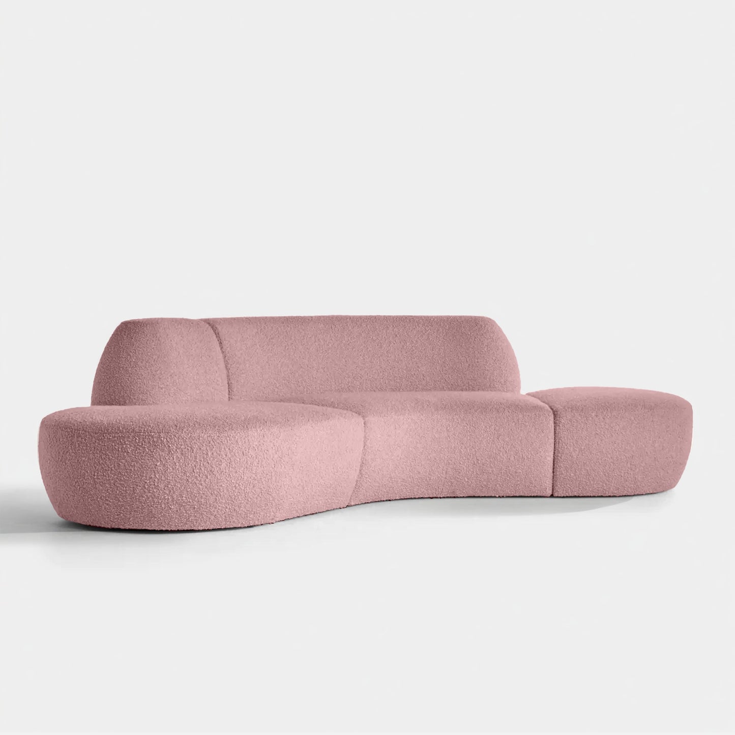 Gustavo Curvy Sectional Sofa - 115"