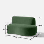 Celeste Sectional 4 Seater Sofa - 187”