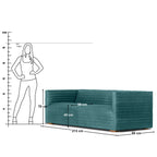 Luiz Tufted 3 Seater Sofa - 84"