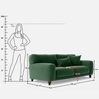 Edith 3 Seater Sofa - 78"