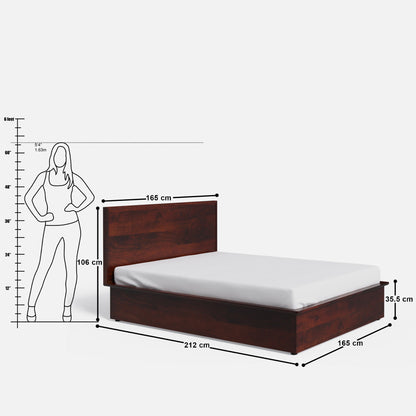 Fran Hydraulic Storage Bed