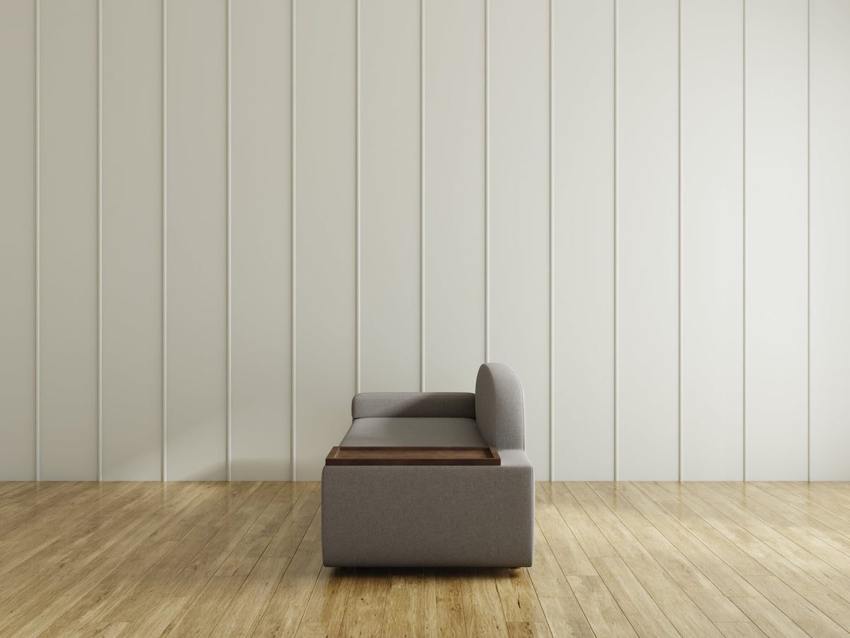 Wedge 3 Seater Sofa, Left Arm