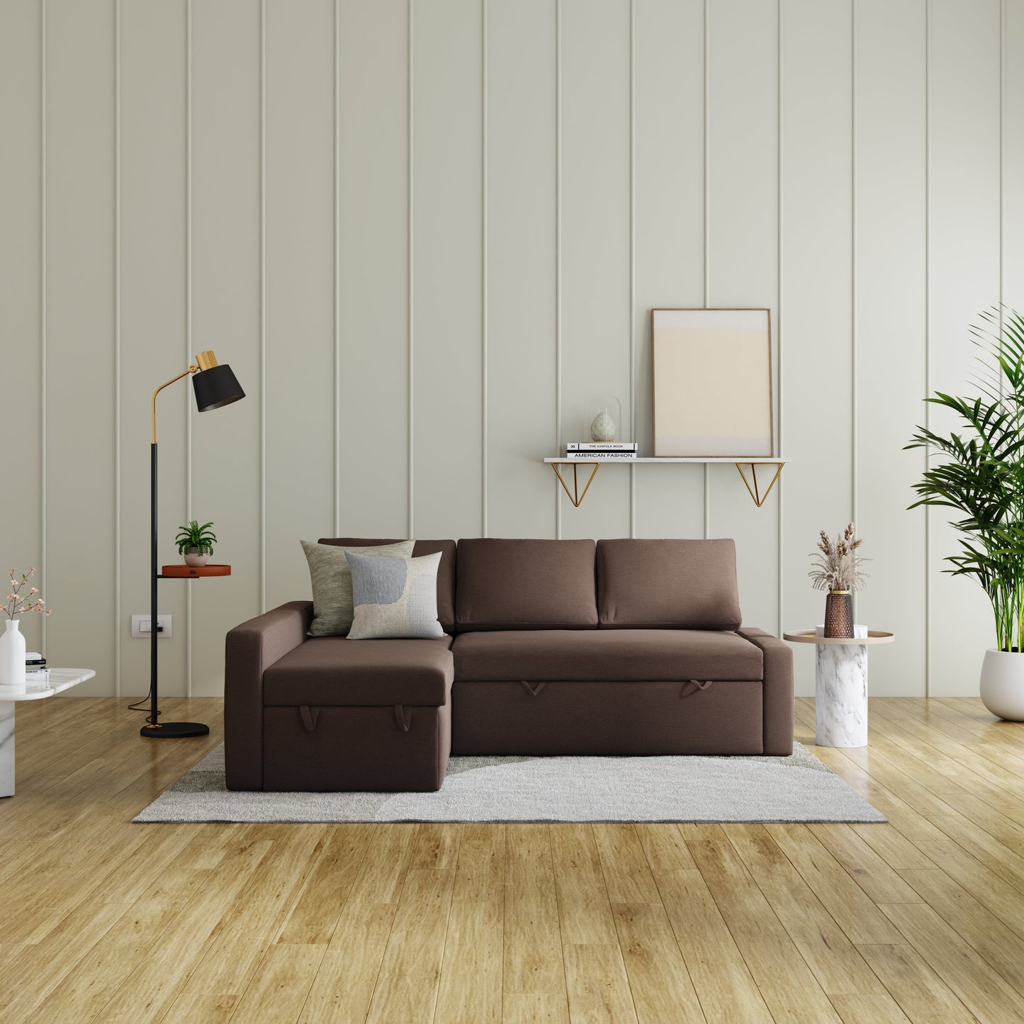 Callie Sofa Cum Bed, Left Aligned