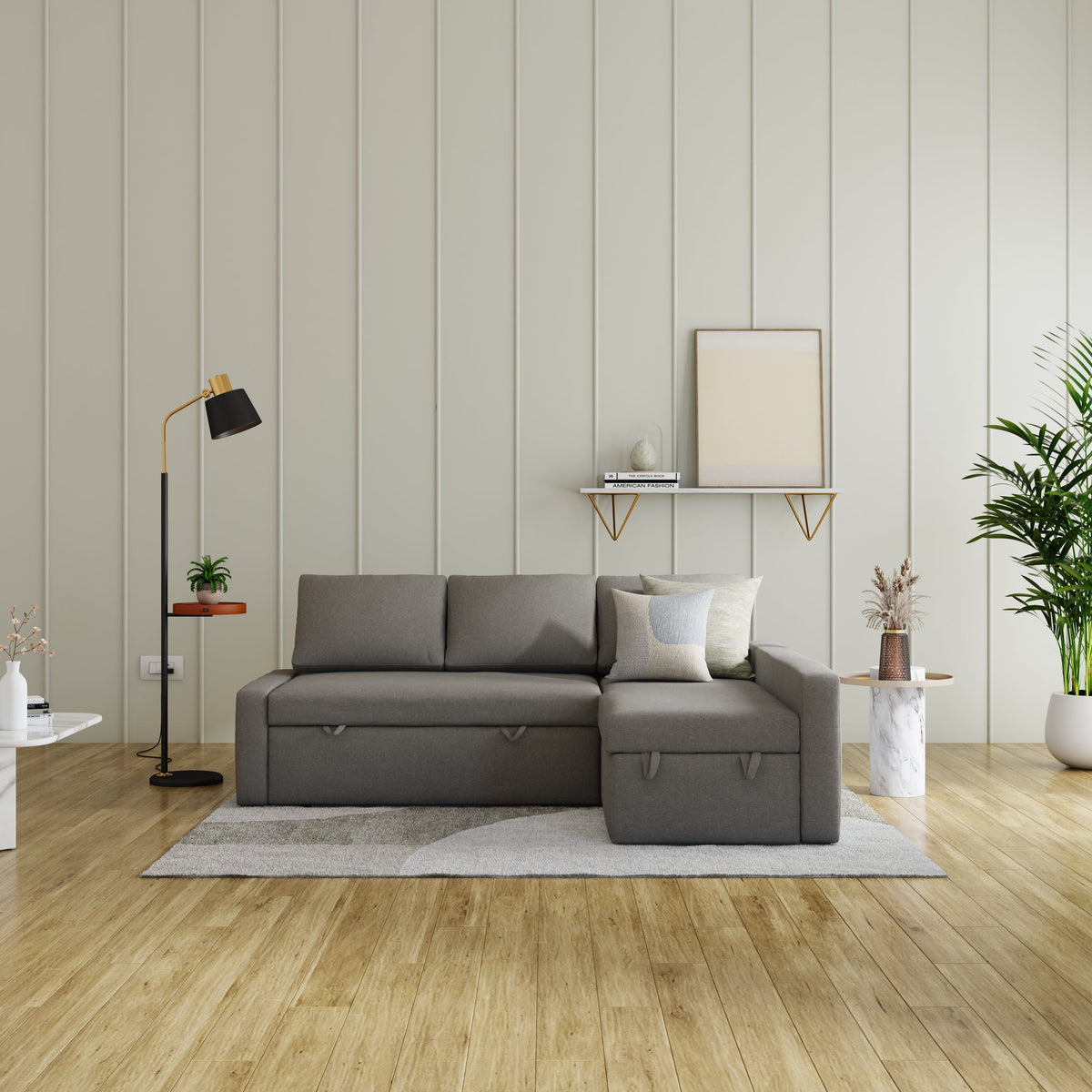 Callie Sofa Cum Bed, Right Aligned
