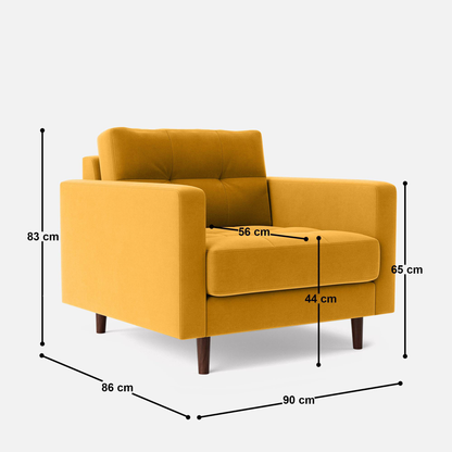 Svalbard 1 Seater Sofa - 35.4"