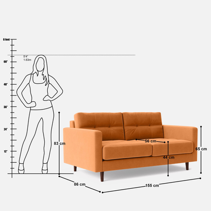 Svalbard 2 Seater Sofa - 61"