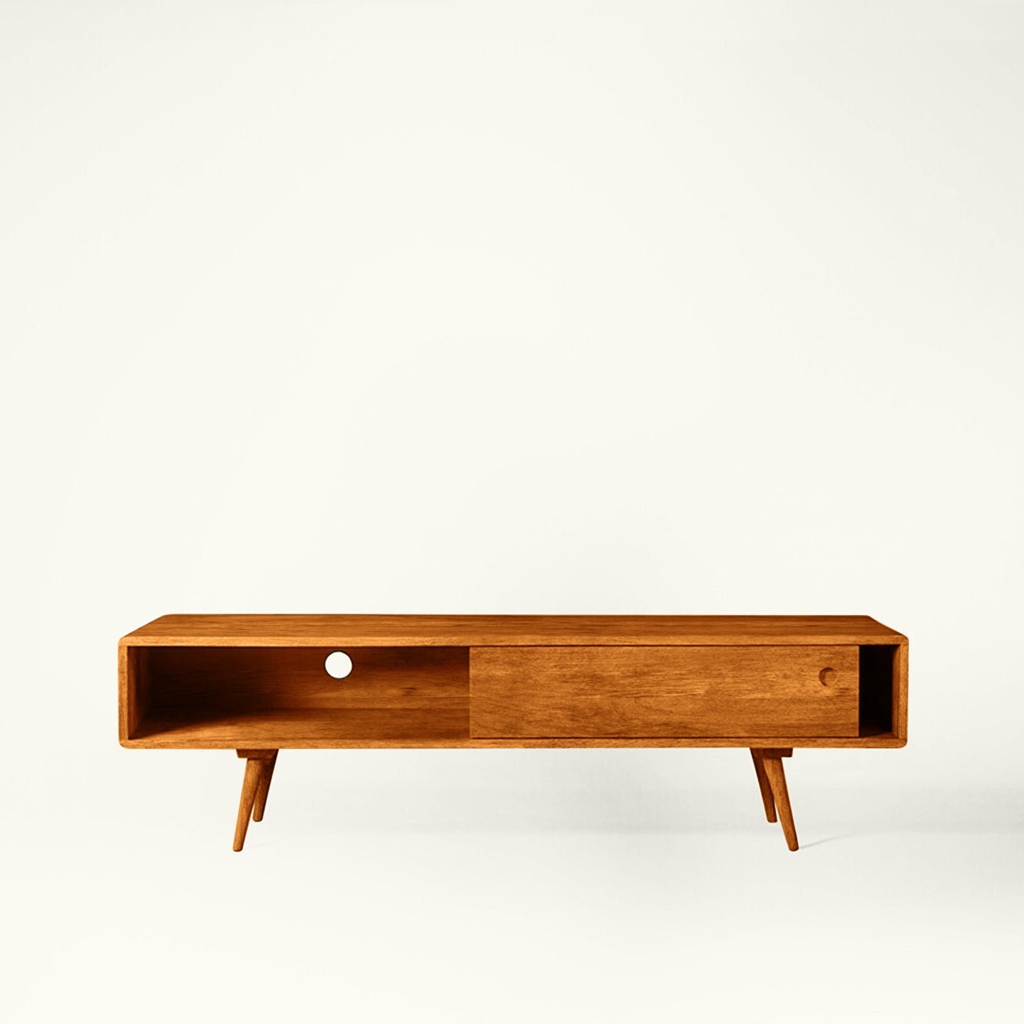 Sven TV Unit Console in Mango Wood - Scandinavian Style