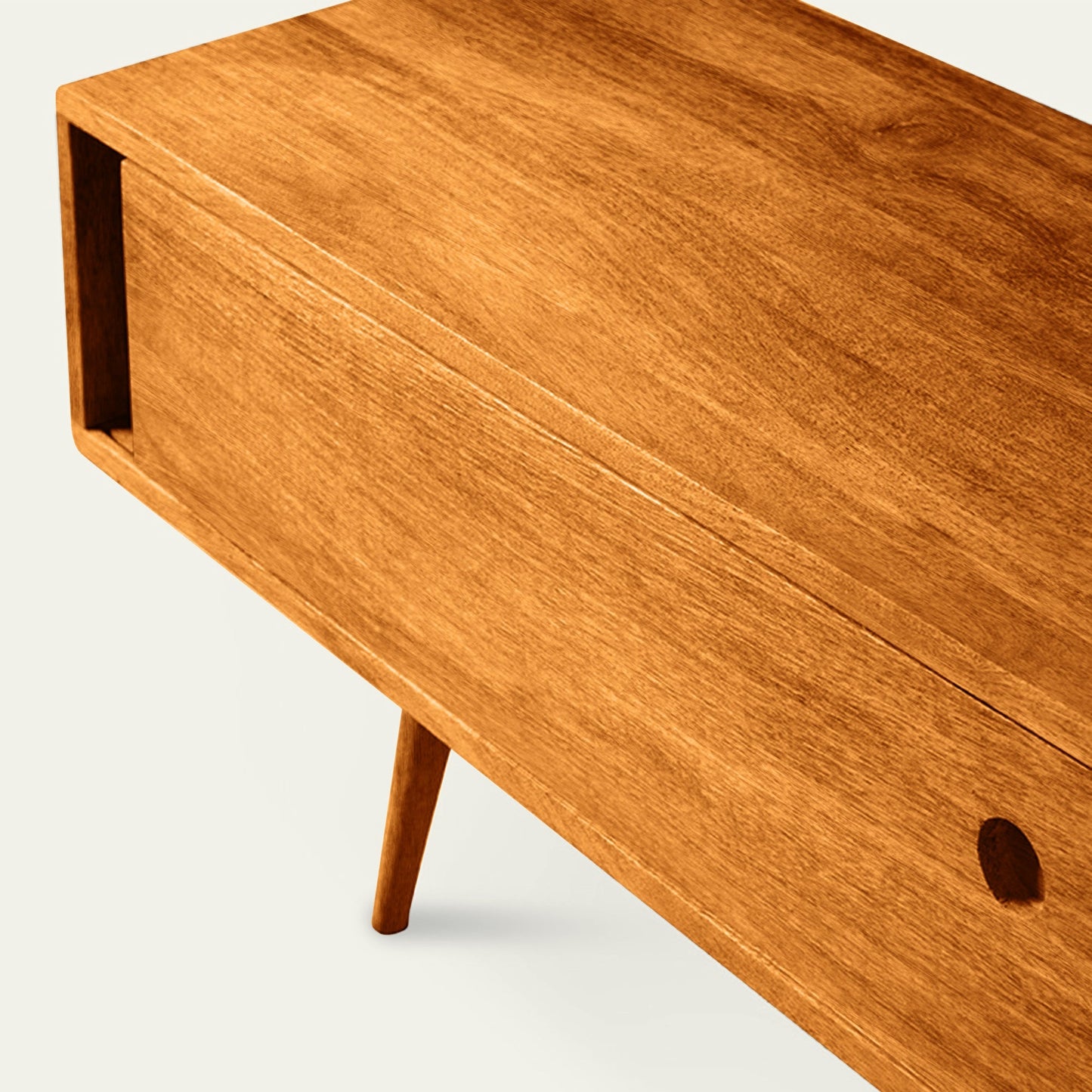 Sven TV Unit Console in Mango Wood - Scandinavian Style
