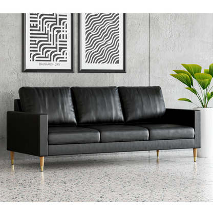 Lore Sofa | 3 Seater Italian Leather Sofa (7 feet)