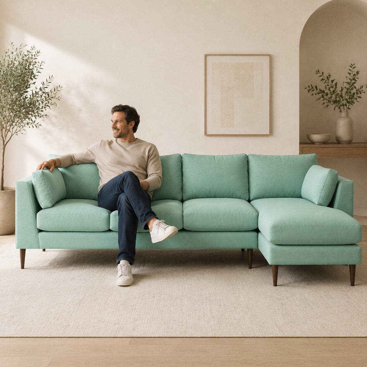 Triska sofa — 3-plus-L-Right