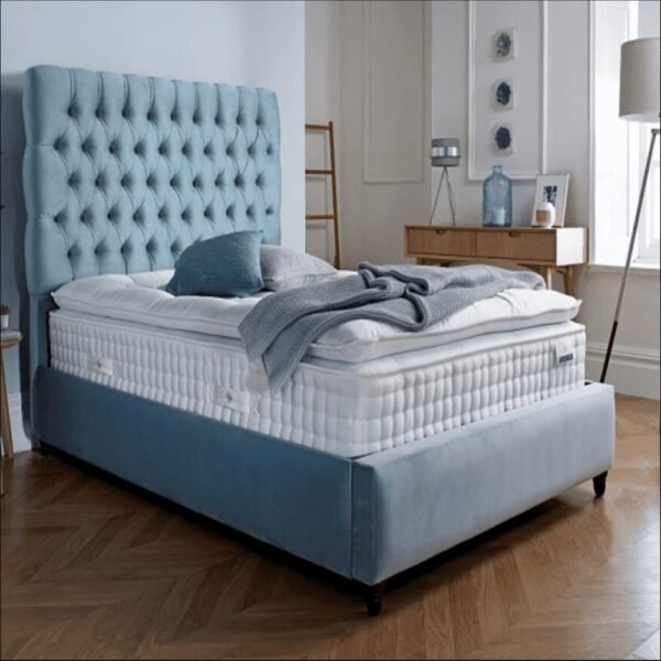 Unicorn Upholstered Bed Without Storage In Suede