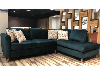 Zinc Corner Fabric LHF With Chaise