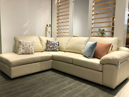 California Corner Leather LHF With Chaise