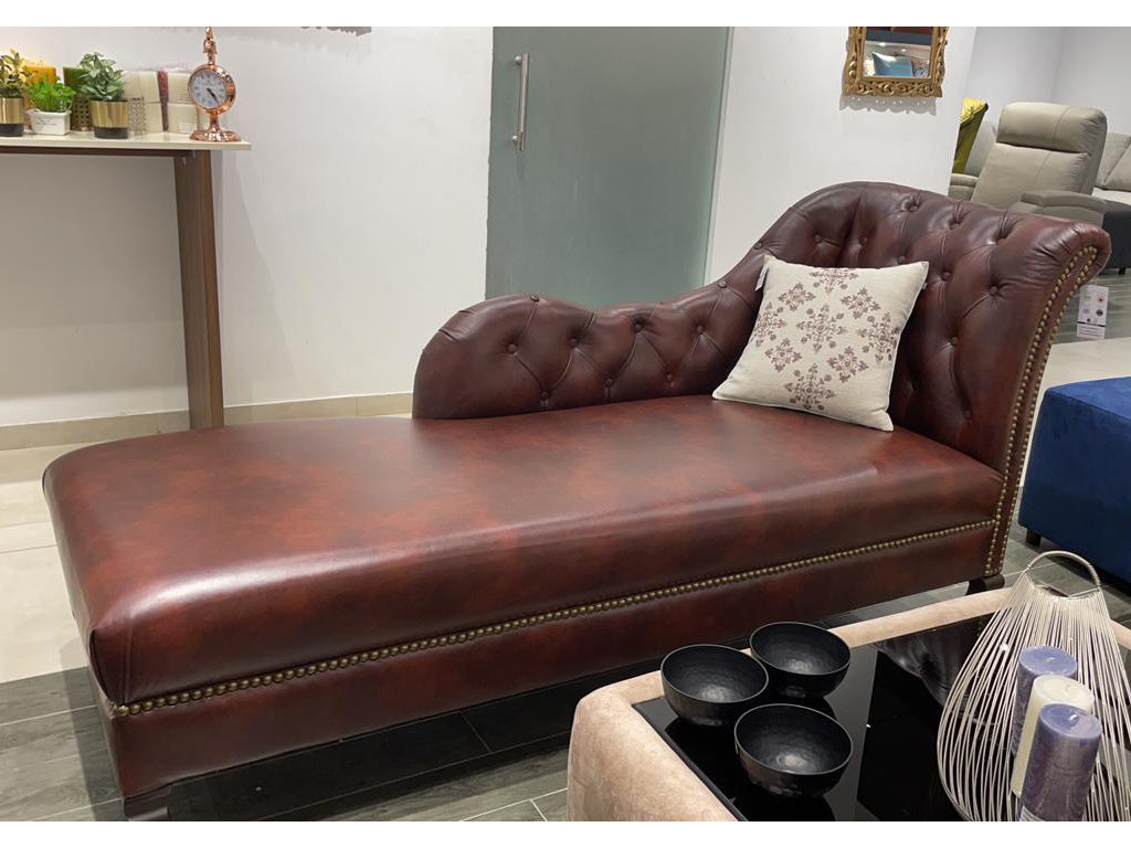 Chester Artificial Leather RHF Lounger