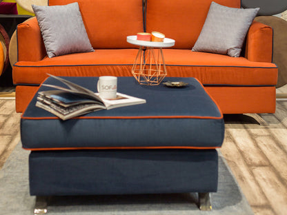 Monaco Artificial Leather Ottoman