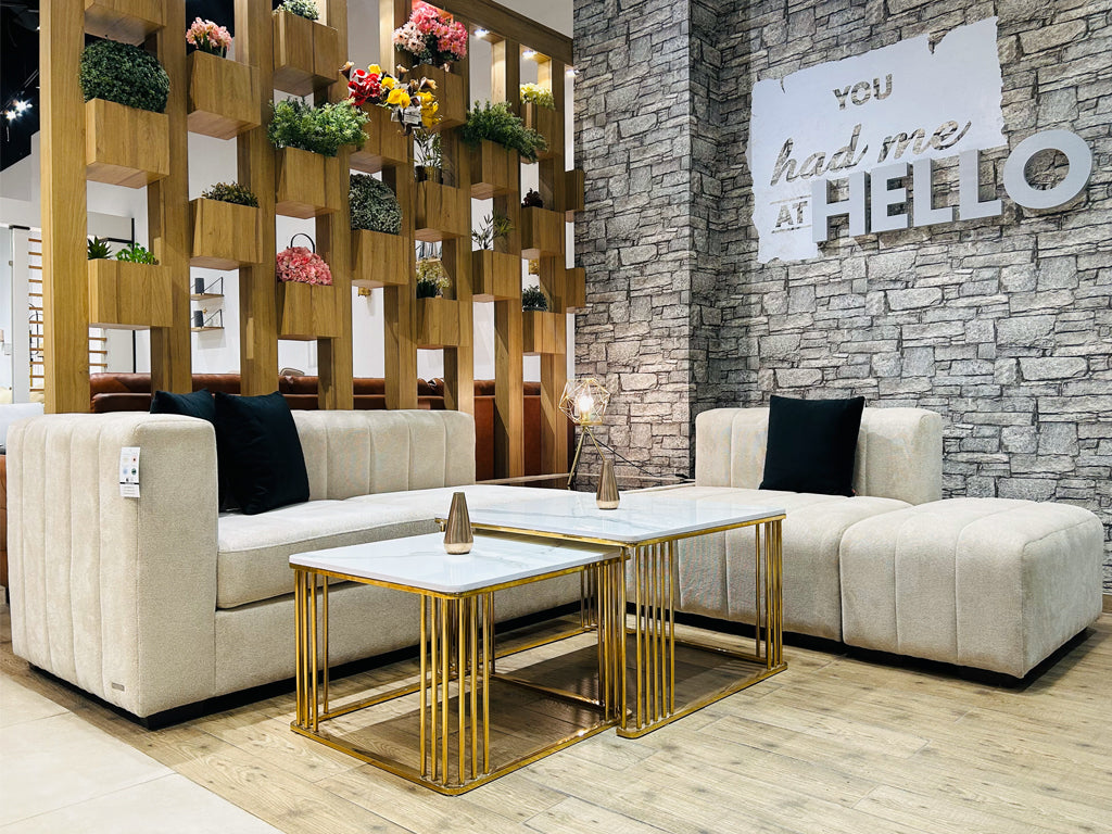 Verna Corner Fabric LHF With Chaise