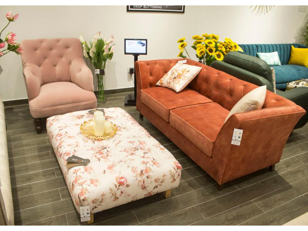 Paris 2 Seater Artificial Leather Sofa