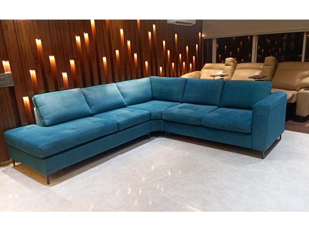 Alex Corner Artificial Leather LHF With Chaise