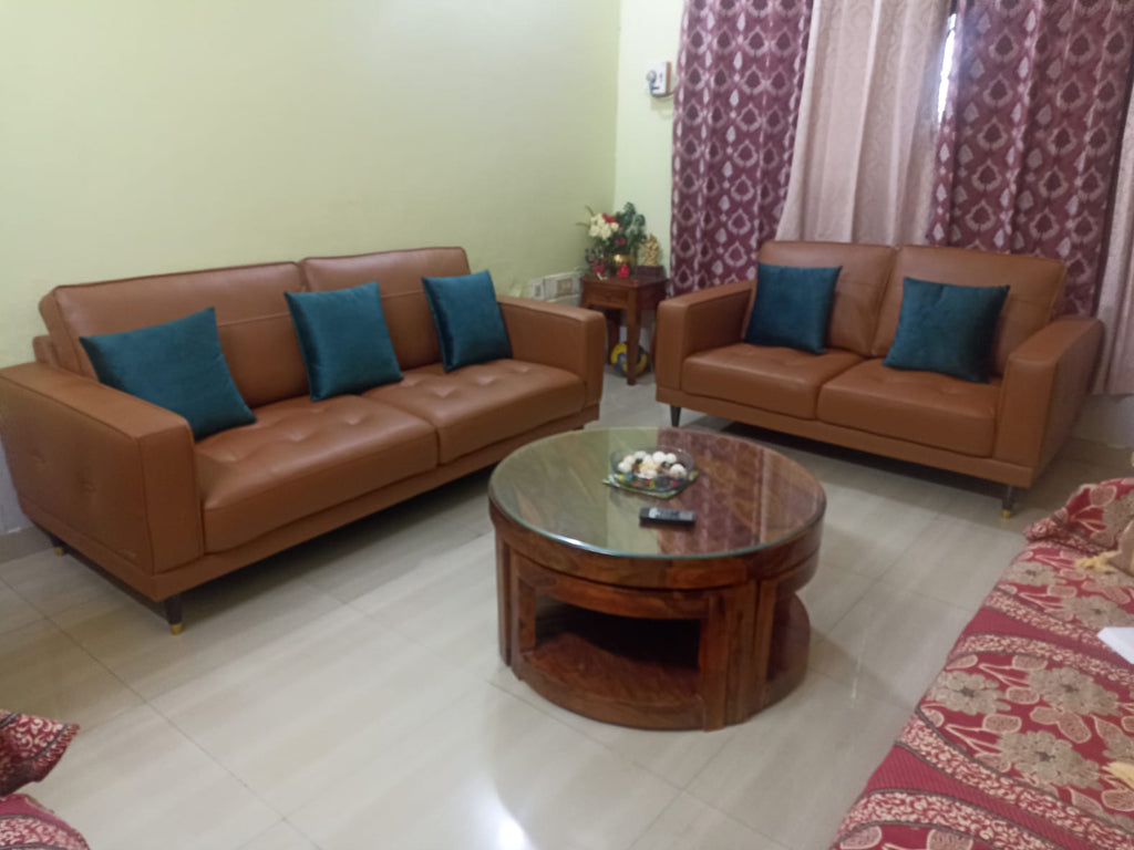 Falcon 1 Seater Artificial Leather Sofa