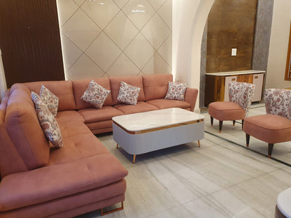 Modena Corner Leather LHF With Chaise