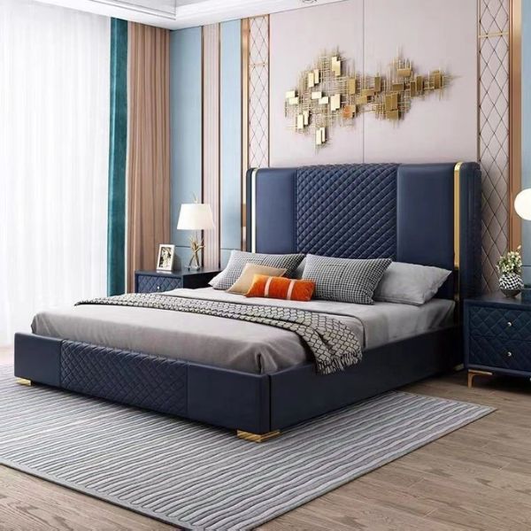 Hamilton Upholstered Bed Without Storage In Leatherette