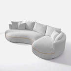 Maria Curvy Sectional Sofa - 124"