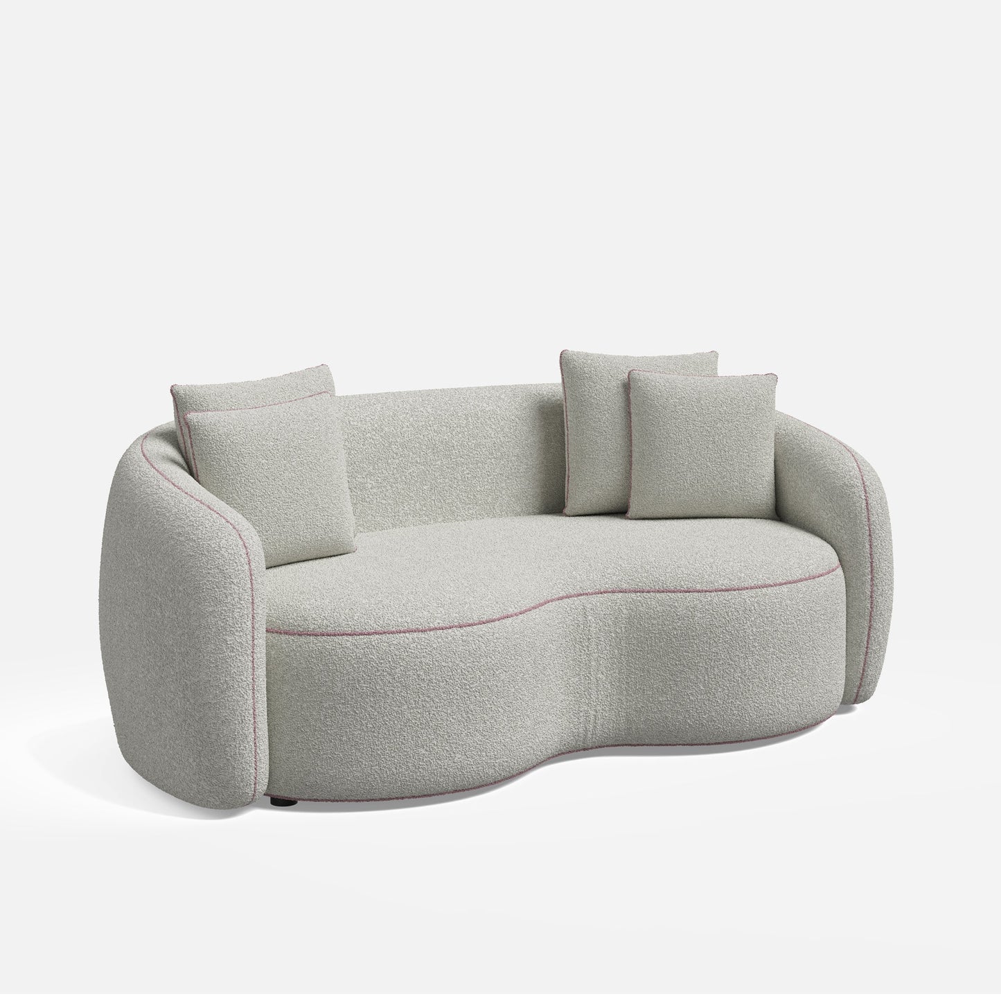Mateo Curvy 2 Seater Sofa - 66"