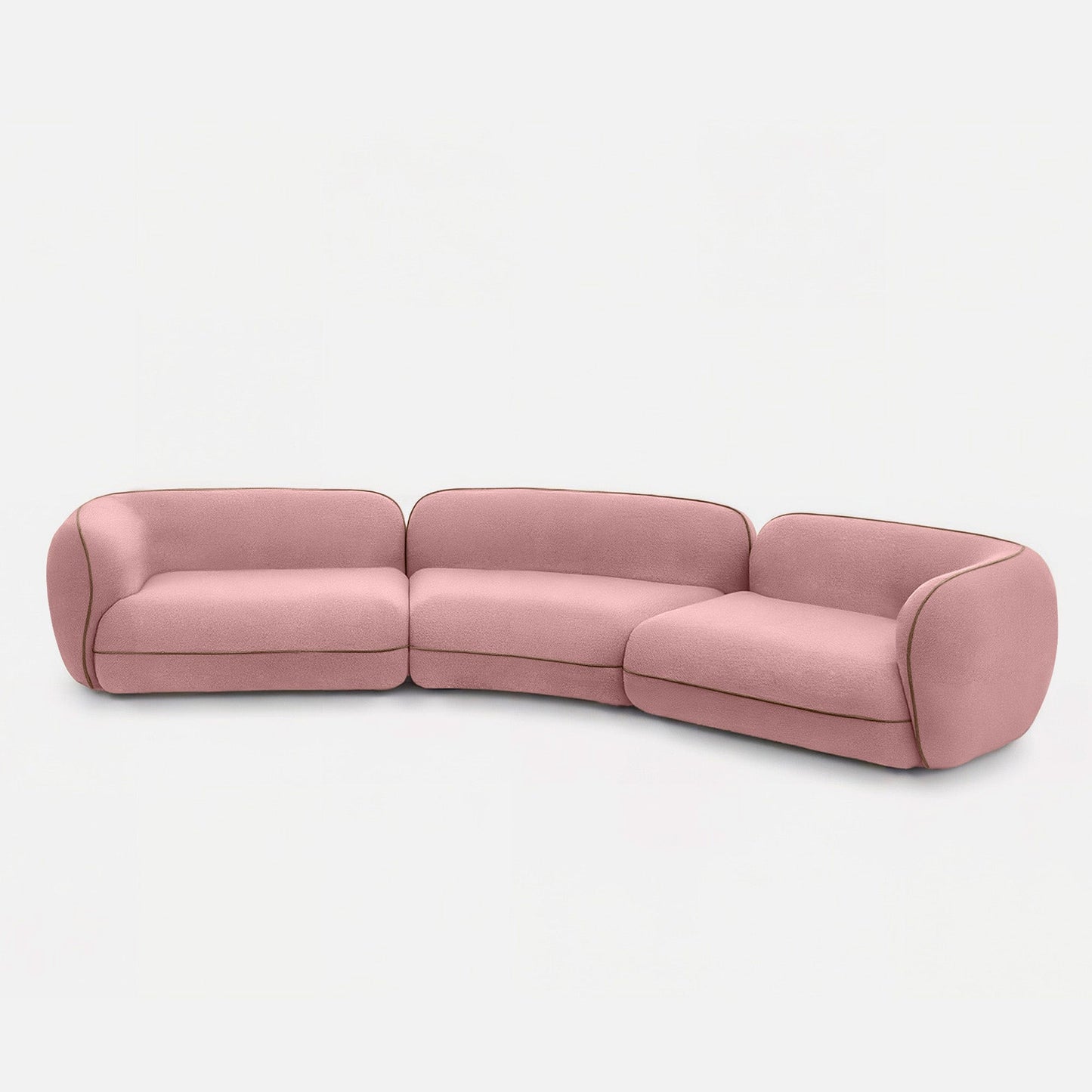 Santiago Curvy Sectional Sofa - 188"