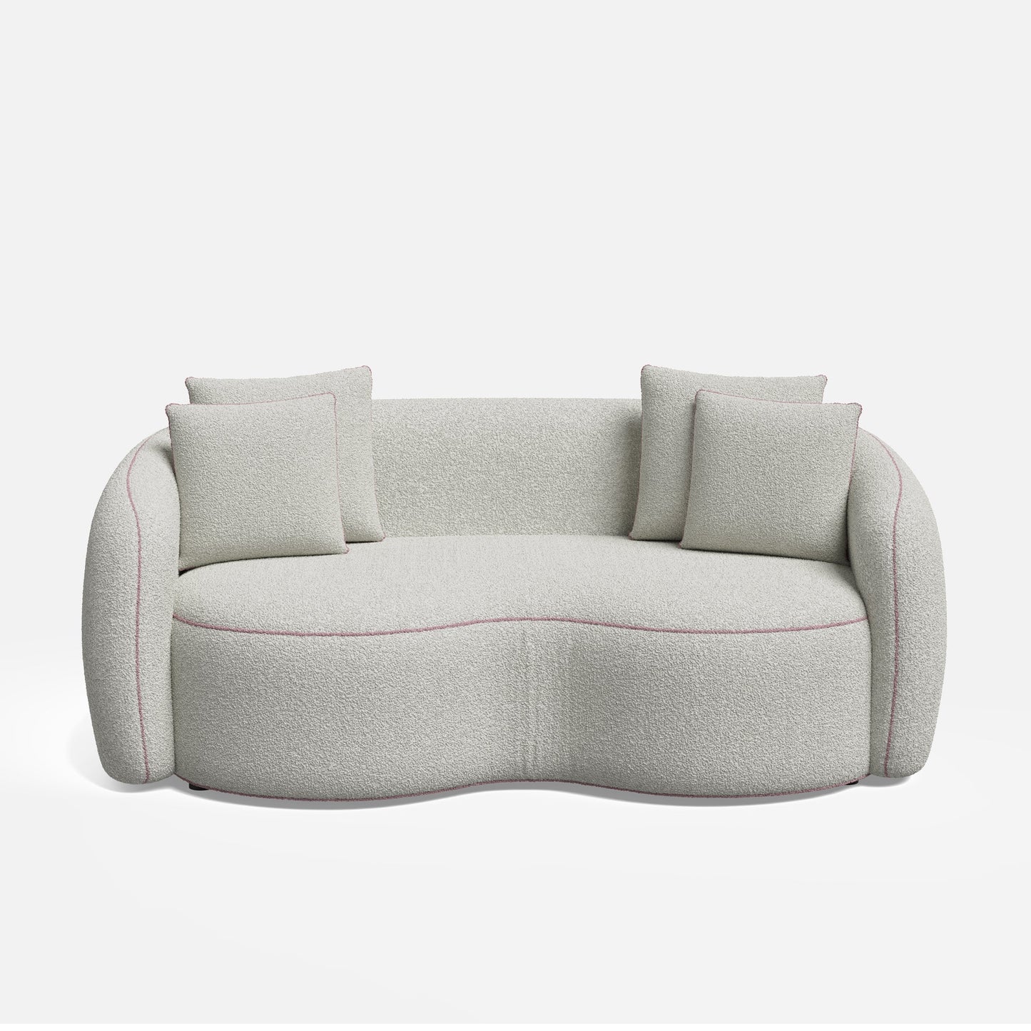 Mateo Curvy 2 Seater Sofa - 66"