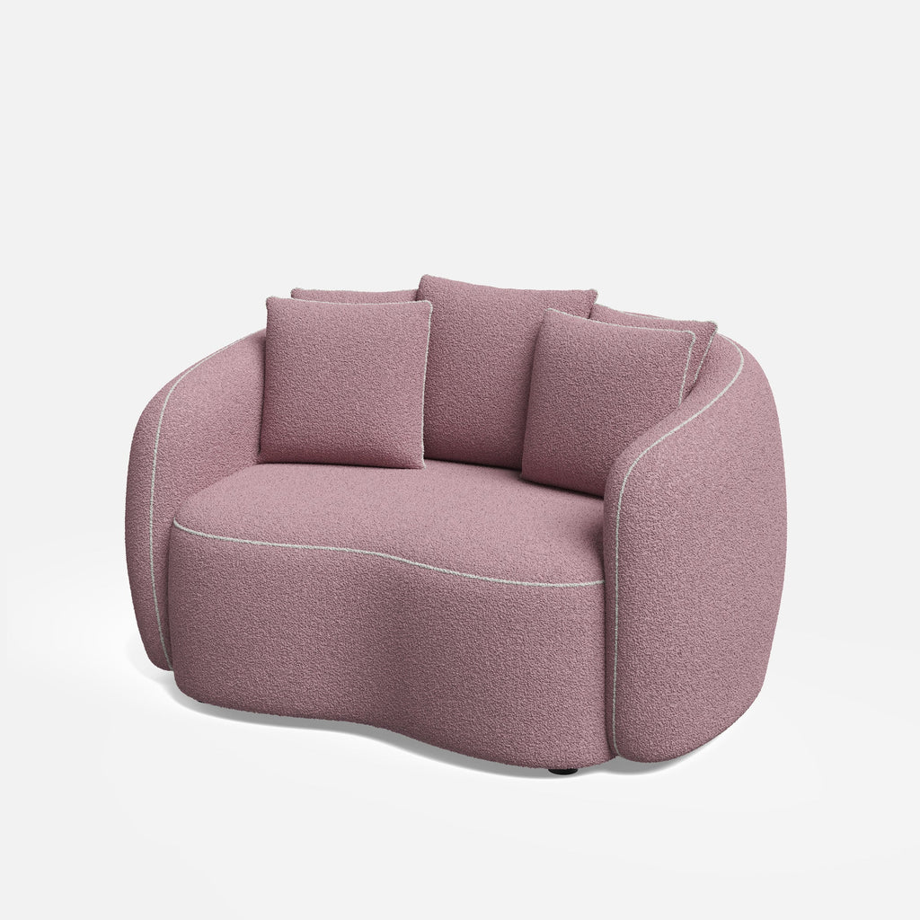 Mateo Curvy Love Seat Sofa - 46"