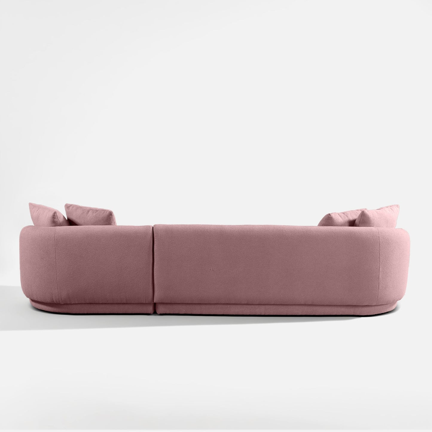 Bianca Curvy Sectional L Shape Sofa - 118"