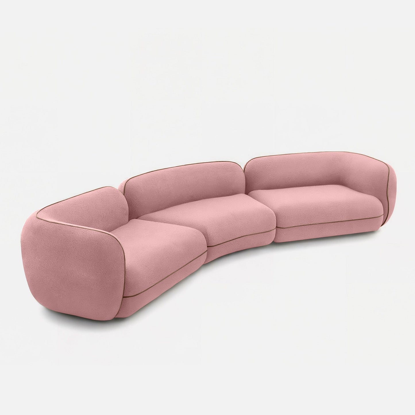 Santiago Curvy Sectional Sofa - 188"