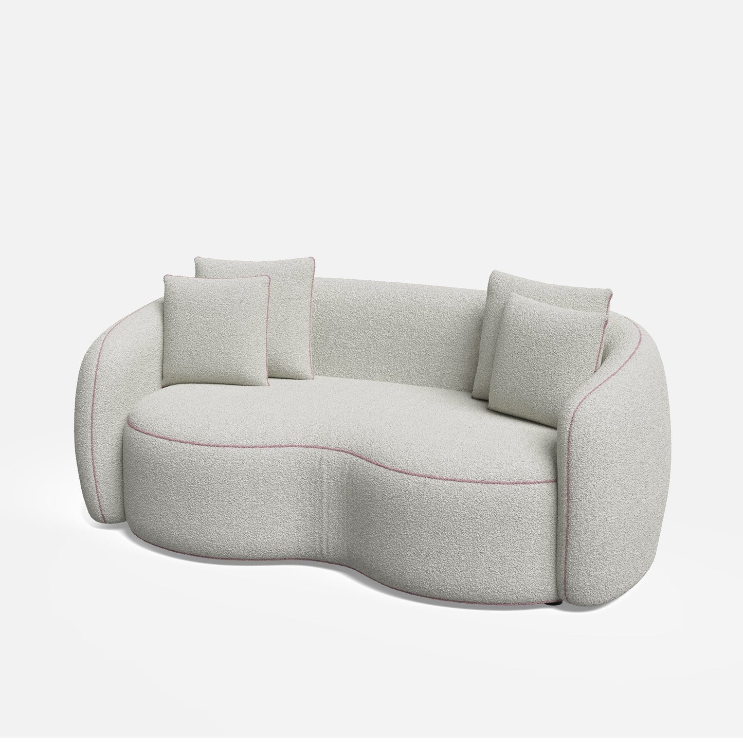 Mateo Curvy 2 Seater Sofa - 66"