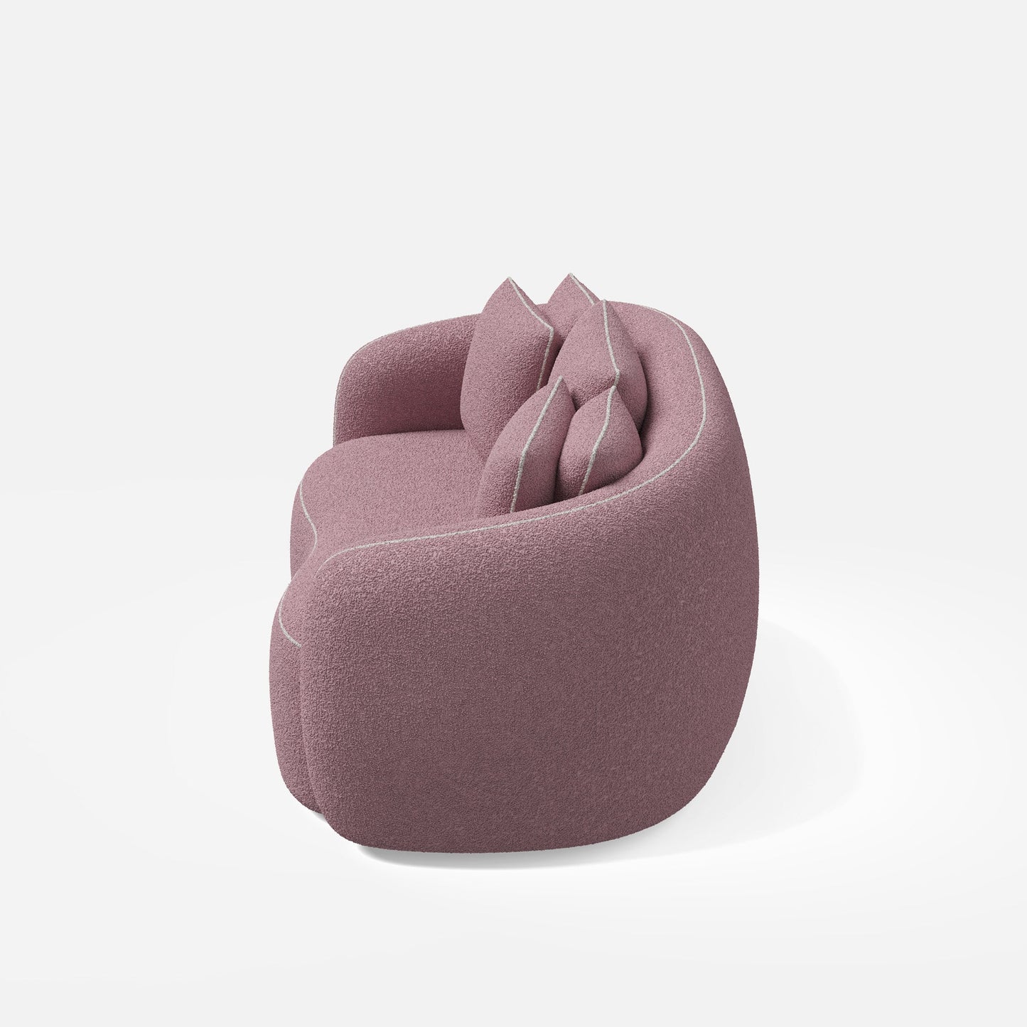 Mateo Curvy Love Seat Sofa - 46"