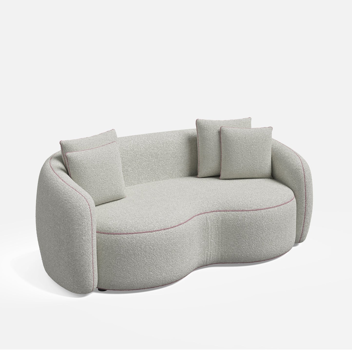 Mateo Curvy 2 Seater Sofa - 66"