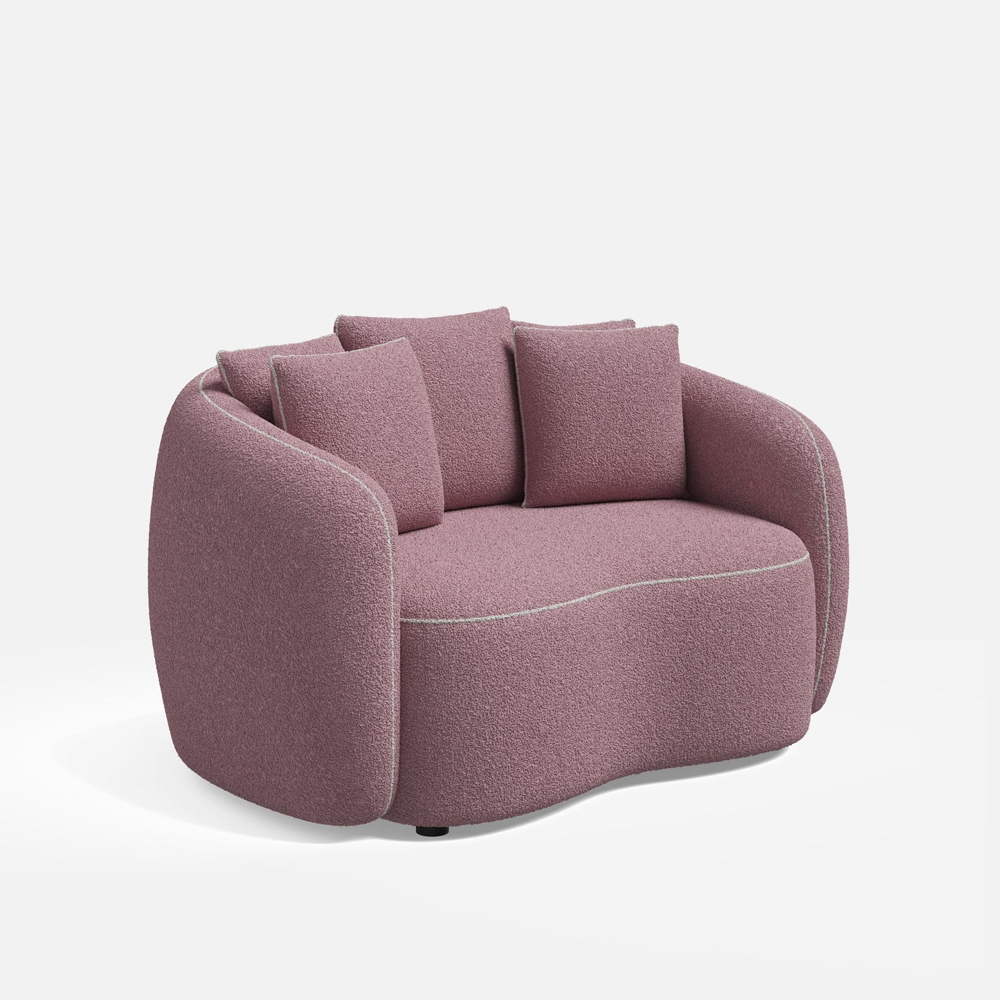 Mateo Curvy Love Seat Sofa - 46"