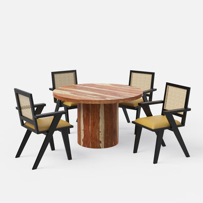 Luis-Flora Dining Table Set - 2, 4 & 6 Seater/ All sizes