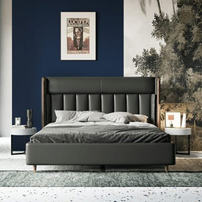 Singapore Upholstered Bed Without Storage In Leatherette