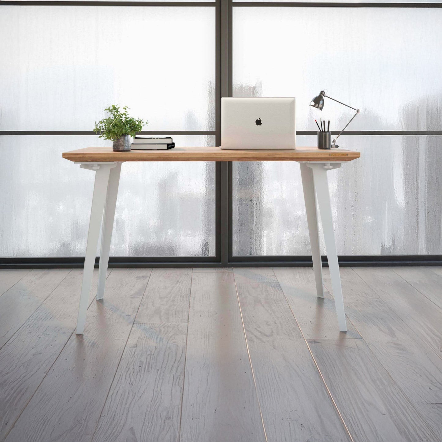 Takeshi Desk (4x2 feet) - Solid Teak Wood (Sagwan)