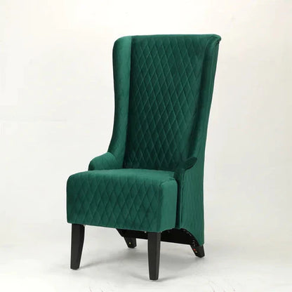 Victorian Velvet Wing Chair