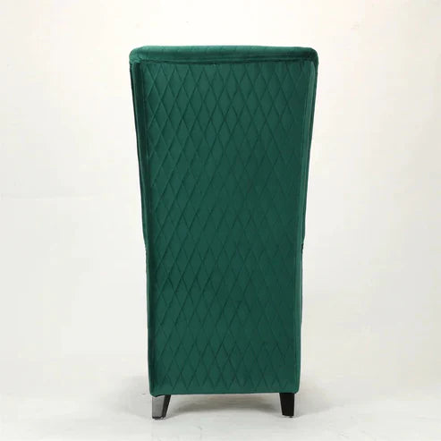 Victorian Velvet Wing Chair