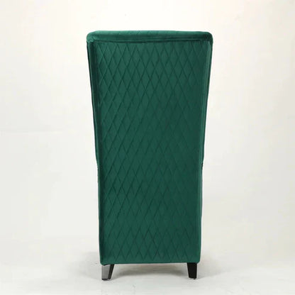 Victorian Velvet Wing Chair