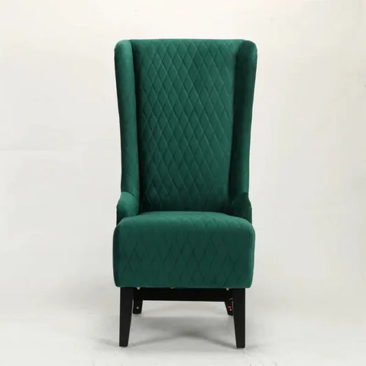 Victorian Velvet Wing Chair